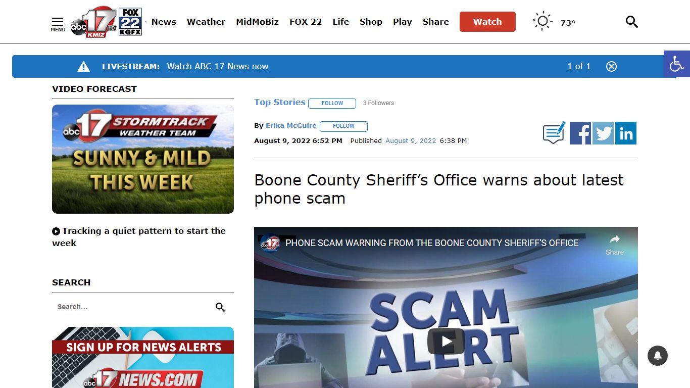 Boone County Sheriff’s Office warns about latest phone scam